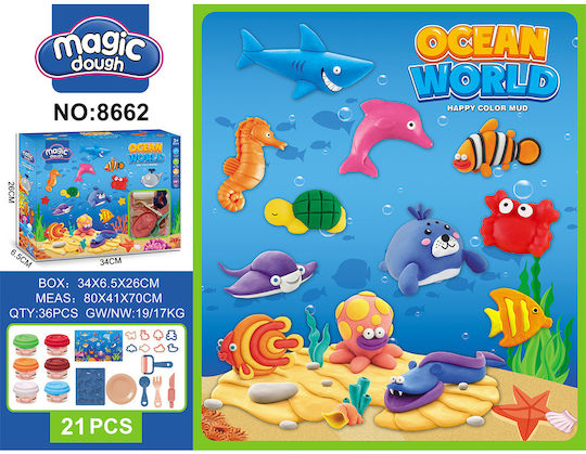Martin Toys Plasticine Game for 3+ Years 21 Pieces
