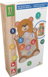 Дървено Детски Пъзел за 1+ Години 11бр Marionette Wooden Toys
