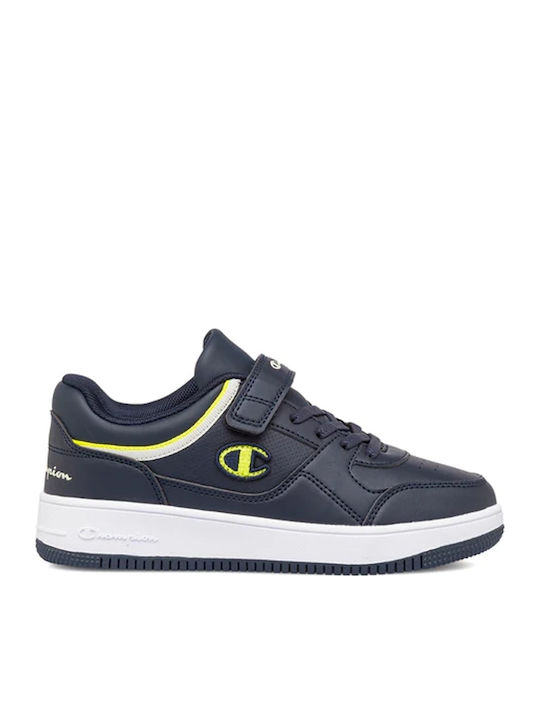 Champion Rebound Παιδικά Sneakers με Σκρατς Μπλε
