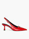 Pumps mit Riemchen Rot