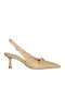 Pumps mit Riemchen Braun