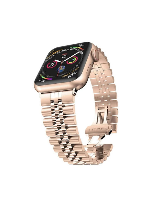 Leewello LW-374 Strap Stainless Steel Rose Gold...