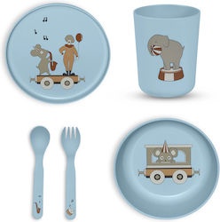 Nuuroo Baby & Kids Feeding Set from Plastic 5 Pieces