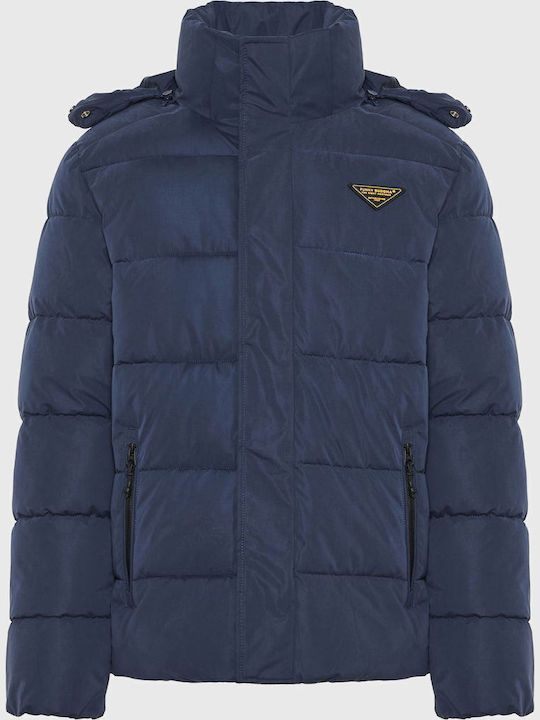 Funky Buddha Якета Puffer Тъмносин