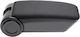 Rati Armster Car Fabric Armrest for Volkswagen T5 / T6 Transporter D Buzz 2022+ / ID.4 2021+ / ID.5 2022+ Black