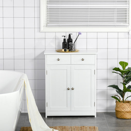 Kleankin Countertop without Sink L60xW30xH75cm White