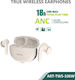 SiiPro TWS-106W In-ear Bluetooth Handsfree Căști cu Carcasă de Încărcare Bej