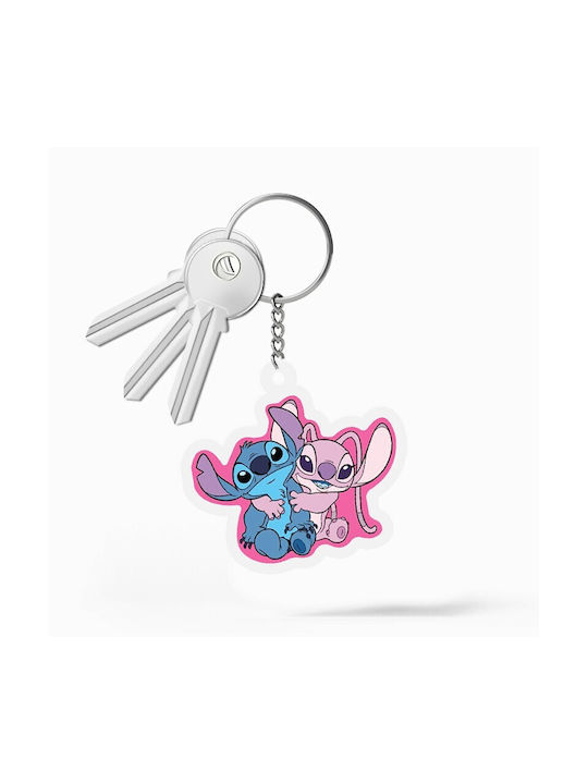 Stitch Angel Keychain 6x6cm