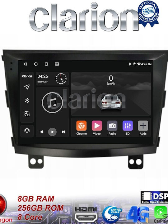 Clarion Ηχοσύστημα Αυτοκινήτου για Ssangyong Tivoli 2015 > 2019 (Bluetooth/USB/WiFi/GPS/Apple-Carplay/Android-Auto)