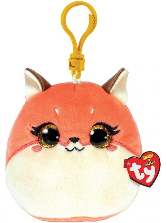 TY Μπρελόκ Squishy Beanies Λευκό