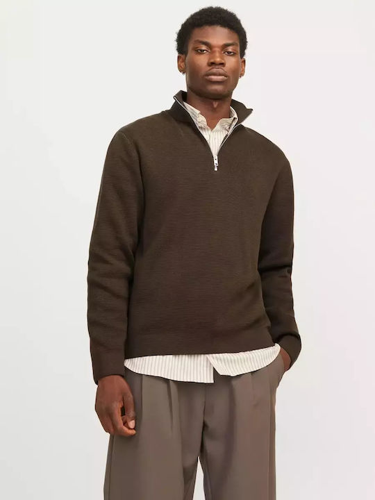 Jack & Jones Long Sleeve Sweater Brown