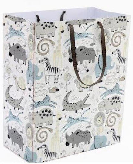 Atmosphera Baby Animal Gift Bag Multicolour 26x33cm