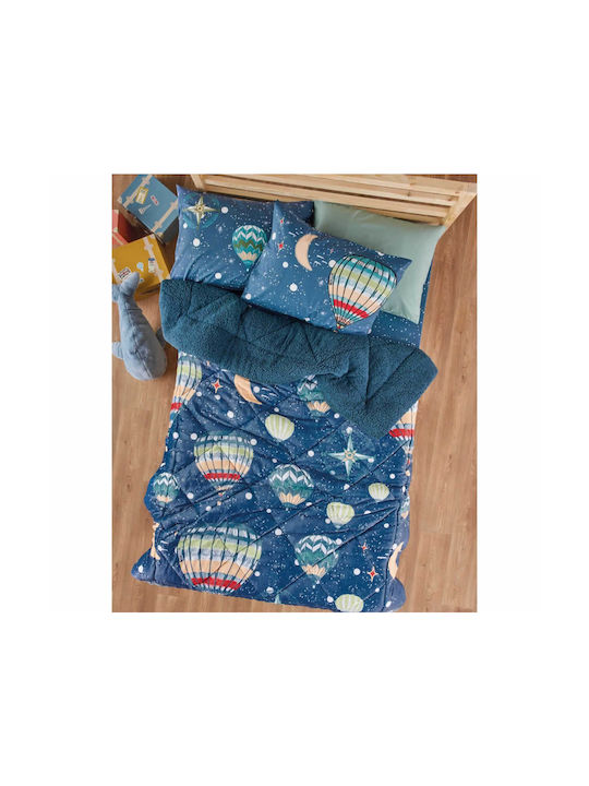 Kentia Kids Duvet Cover Double Sided Semi Double Titus Blue 180x230cm