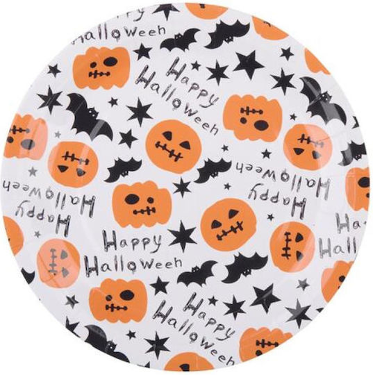 Atmosphera Halloween Πιάτο για Party Halloween 6τμχ