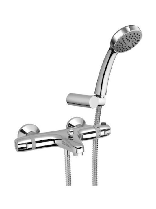 Paini Mixing Bathtub Shower Faucet Thermostatic Complete Set