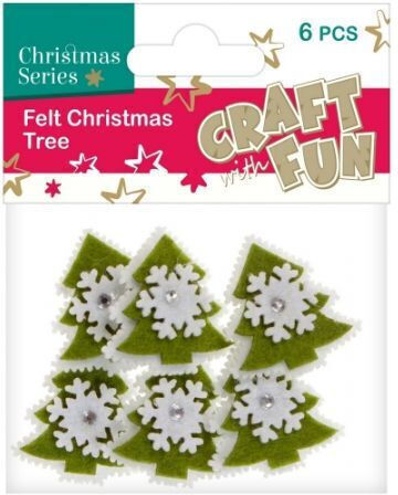 Craft with Fun Είδος Χειροτεχνίας 6τμχ σε Λευκό Χρώμα