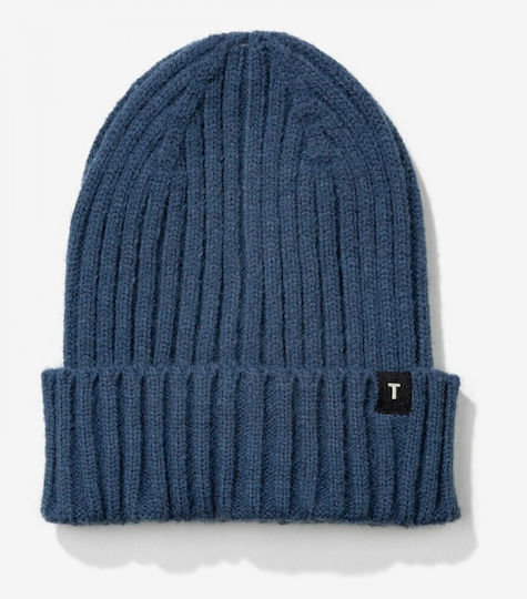 Beanie Masculin Căciulă Tricotat în culoarea Albastru