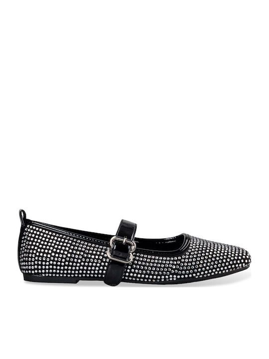 Envie Shoes Balerini De Damă Mary Jane Argintii