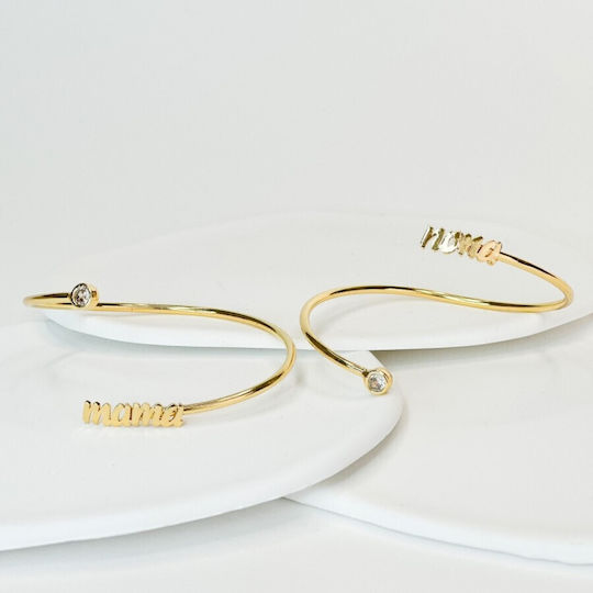 Christening Charm Handcuff Metal Gold 50 Pieces