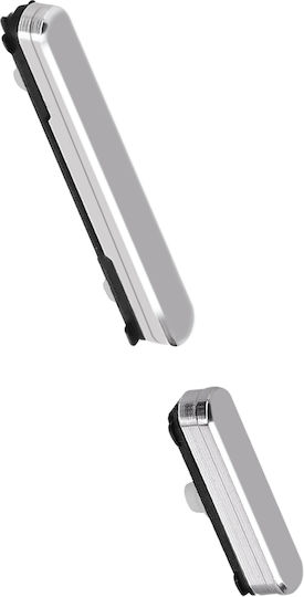 Clappio Power Volume Button Samsung Galaxy S22 S22 Plus White