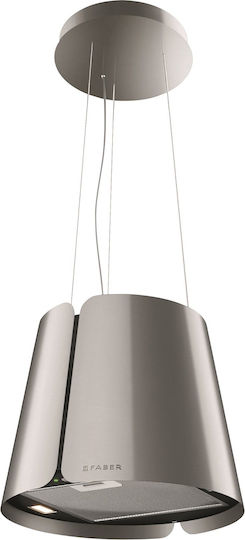 Faber Beat X/BK Matt F45/2 Απορροφητήρας Νησίδα 80cm Μαύρος
