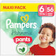 Pampers Памперси гащи Harmonie № 6 за 15+kg 56бр