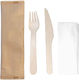 Ready Cutlery Disposable Wooden 100pcs
