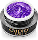 Cupio Glitter Neon Builder Nail Gel Purple Madn...