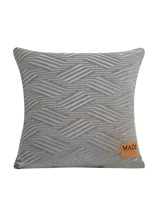 Madi Μαξιλάρι Καναπέ Desert Grey 45x45εκ.