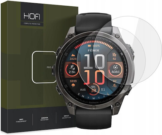 Hofi Glass Pro+ Tempered Glass for Garmin Fenix 8 (51mm) 2pcs