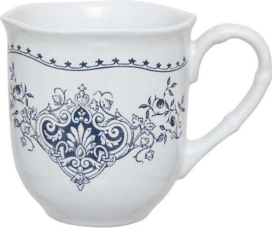 Becher Keramik Weiß 320ml