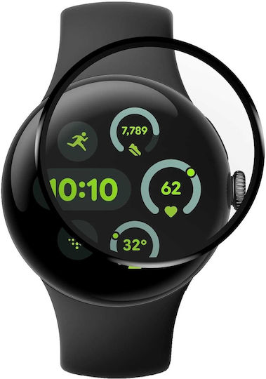 Spacecase Full Face Tempered Glass pentru Google Pixel Watch 3 45mm 1buc