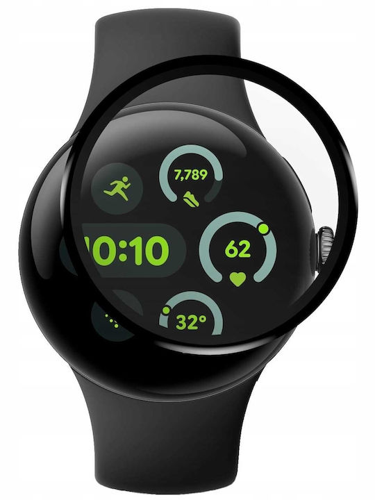 Spacecase Vollflächig gehärtetes Glas für das Google Pixel Watch 3 41 mm 1Stück