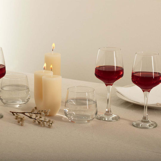 Secret de Gourmet S-d Elaya Set Gläser Wasser / Weißwein aus Glas 12Stück