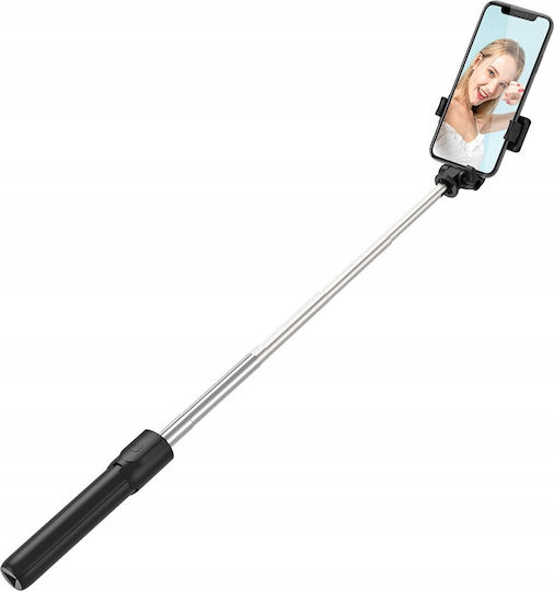 Селфи стик Hurtel Selfie Stick Wry1s телескопичен статив 0.7м телефон черен