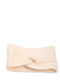 Frauen Stirnband mit Rippstrick in Beige Farbe