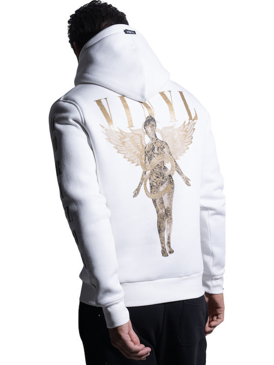 Sweatshirt with Hood White
