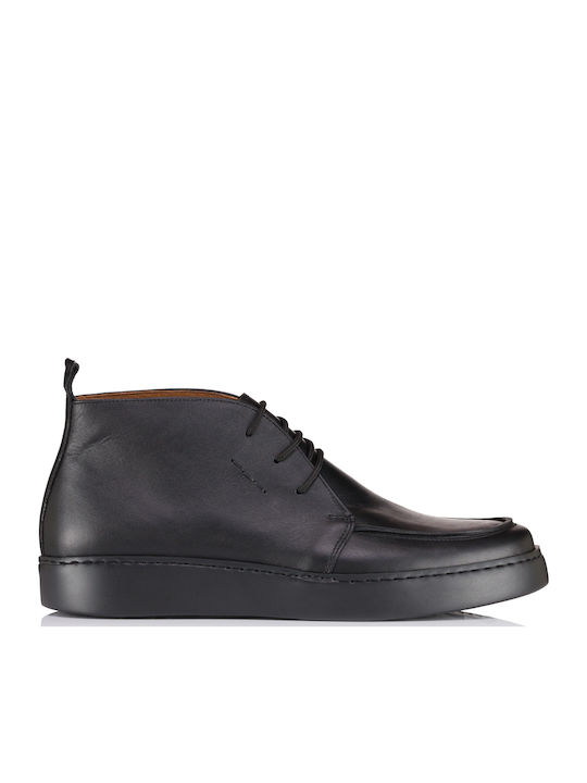 Antonio Shoes Leather Black Men's Boots Anatomical