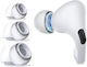 Techsuit Καλύμματα Σιλικόνης σε Λευκό χρώμα για Apple AirPods 1 / AirPods 2