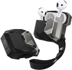 Supcase Θήκη Σιλικόνης / Πλαστική / Συνθετική σε Μαύρο χρώμα για Apple AirPods 4 Supcase Θήκη Σιλικόνης / Πλαστική / Συνθετική σε Μαύρο χρώμα για Apple AirPods 4