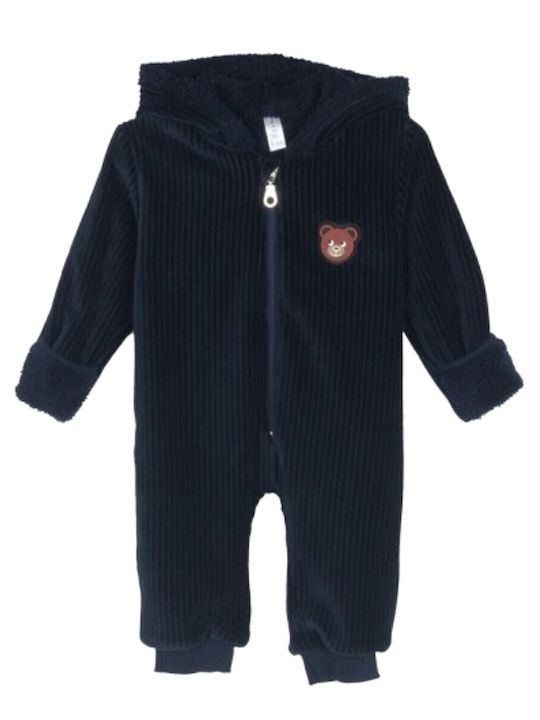 Dreams by Joyce Baby-Ausgehstrampler Langärmliges Dark Blue