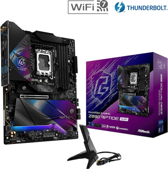 Z890 Riptide WiFi Дънна платка ATX с Intel 1851 Сокет