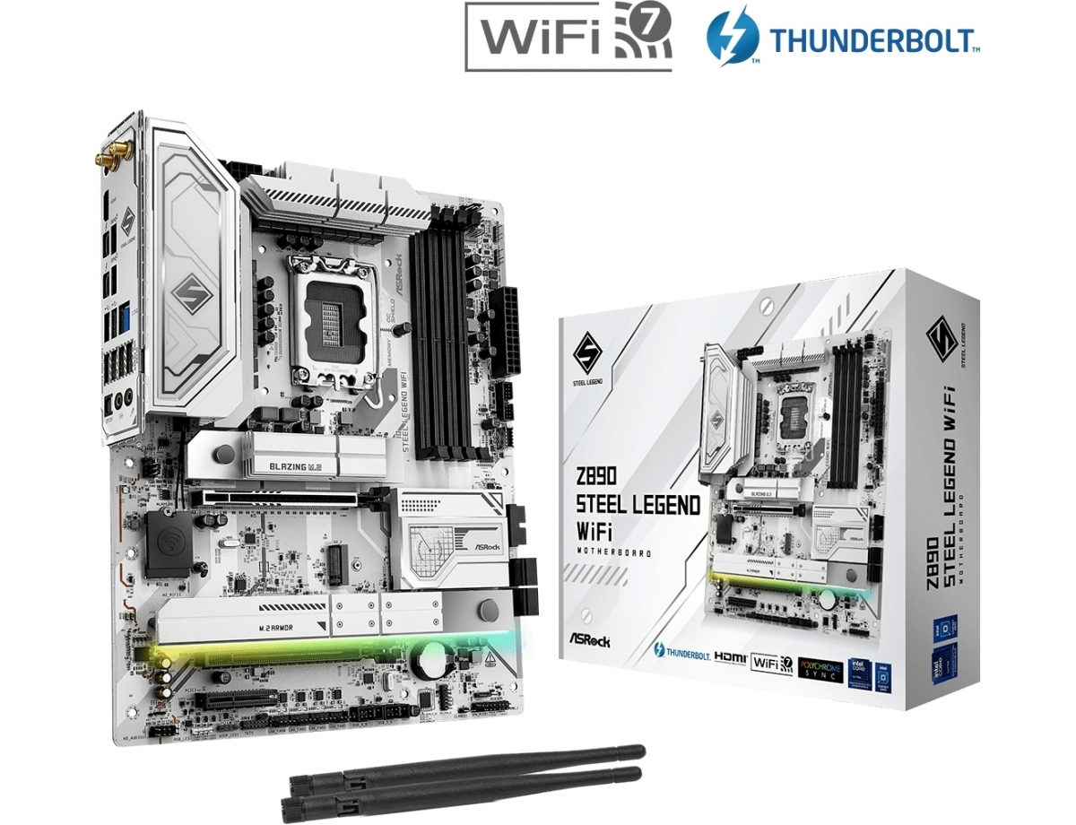 ASRock Z890 Steel Legend WiFi Motherboard ATX με Intel 1851 Socket