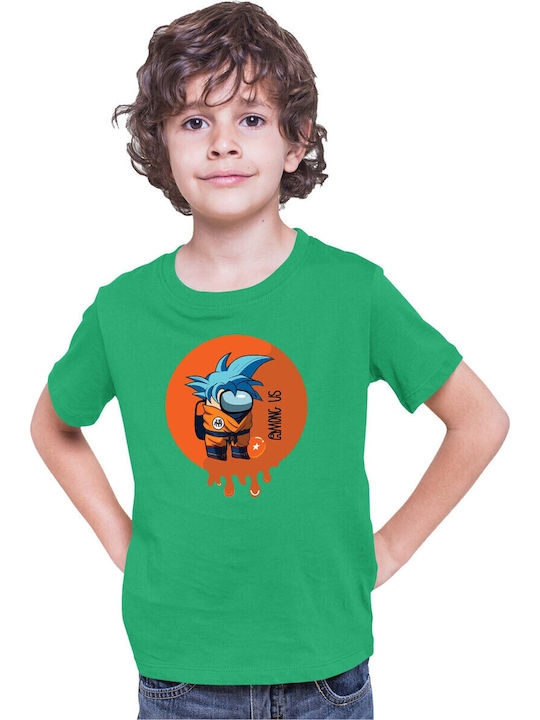 Kid T-shirt Dragon Ball Z Tralala Goku Among Us...