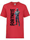 Kid T-shirt Epic Games Tralala Battle Royale Fortnite Visitor Red