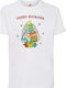 Kid T-shirt Tralala Merry Bookmas Books Christmas Tree White
