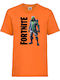 Kinder T-Shirt Epic Games Tralala Battle Royale Fortnite Archetyp Orange