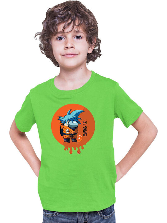 Kid T-shirt Dragon Ball Z Tralala Goku Among Us...