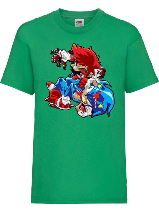 Kinder T-Shirt Super Mario Sonic Tralala Mario ...