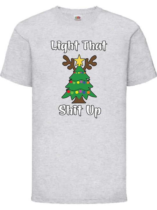 Tricou pentru copii Tralala Light That Sh*t Up Gri